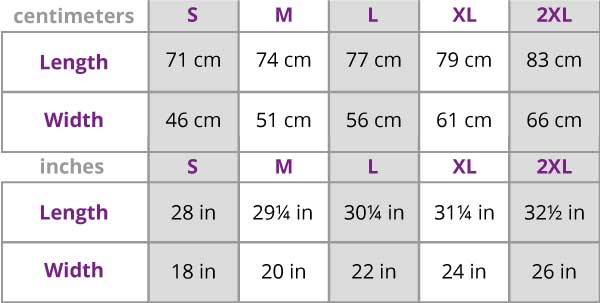 Men-size-chart-table Men T-shirt size chart